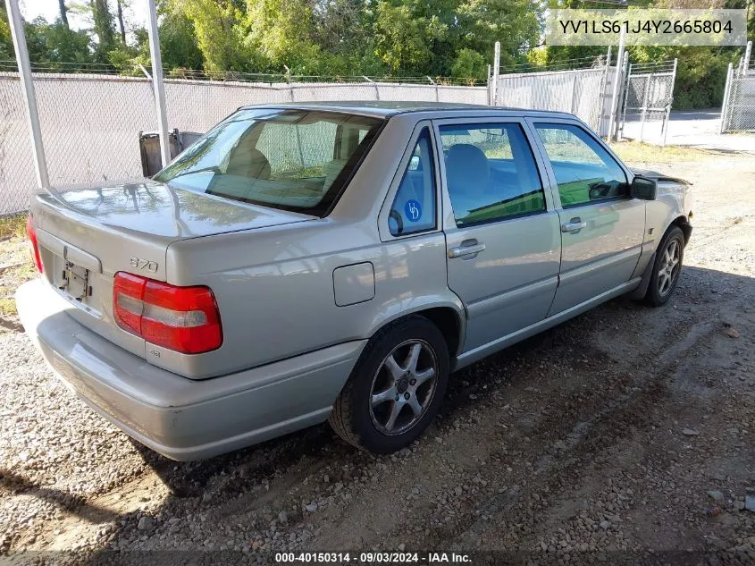 2000 Volvo S70 Se VIN: YV1LS61J4Y2665804 Lot: 40150314