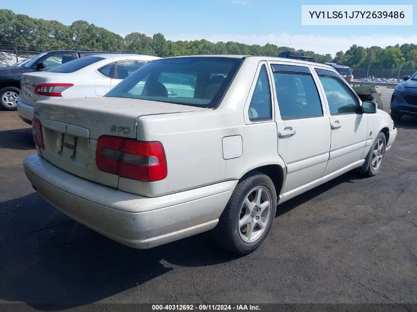 YV1LS61J7Y2639486 2000 Volvo S70 Se