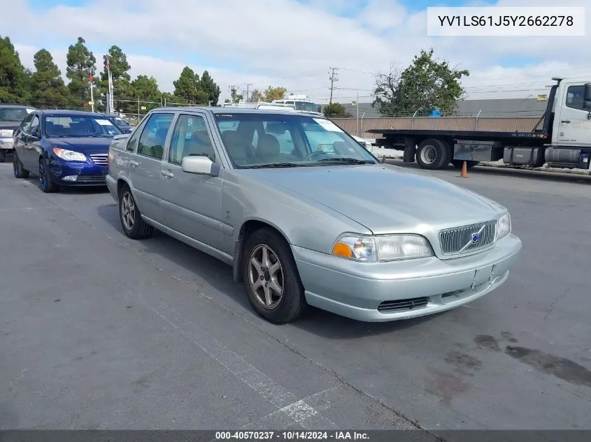 2000 Volvo S70 Se VIN: YV1LS61J5Y2662278 Lot: 40570237