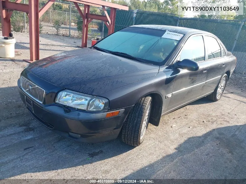 YV1TS90DXY1103649 2000 Volvo S80 T6 Turbo