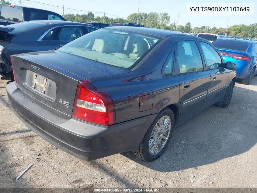 YV1TS90DXY1103649 2000 Volvo S80 T6 Turbo