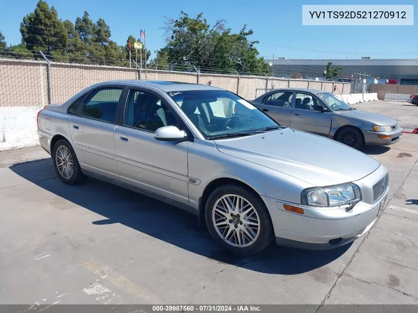 YV1TS92D521270912 2002 Volvo S80 2.9