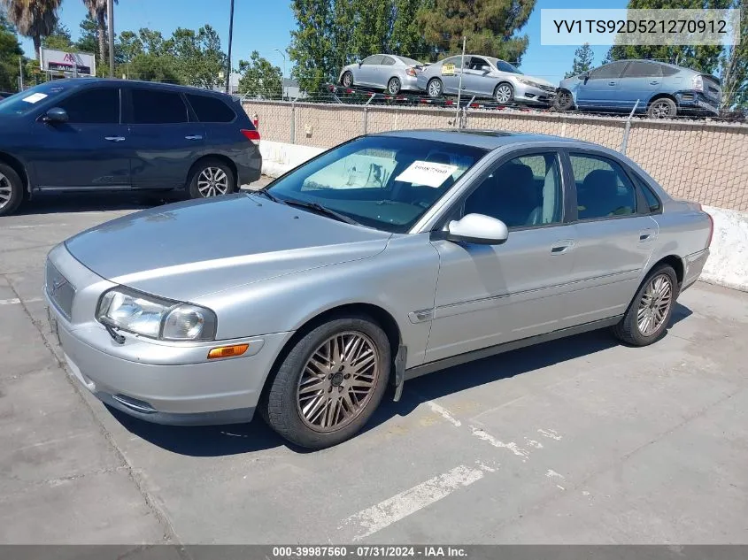 YV1TS92D521270912 2002 Volvo S80 2.9