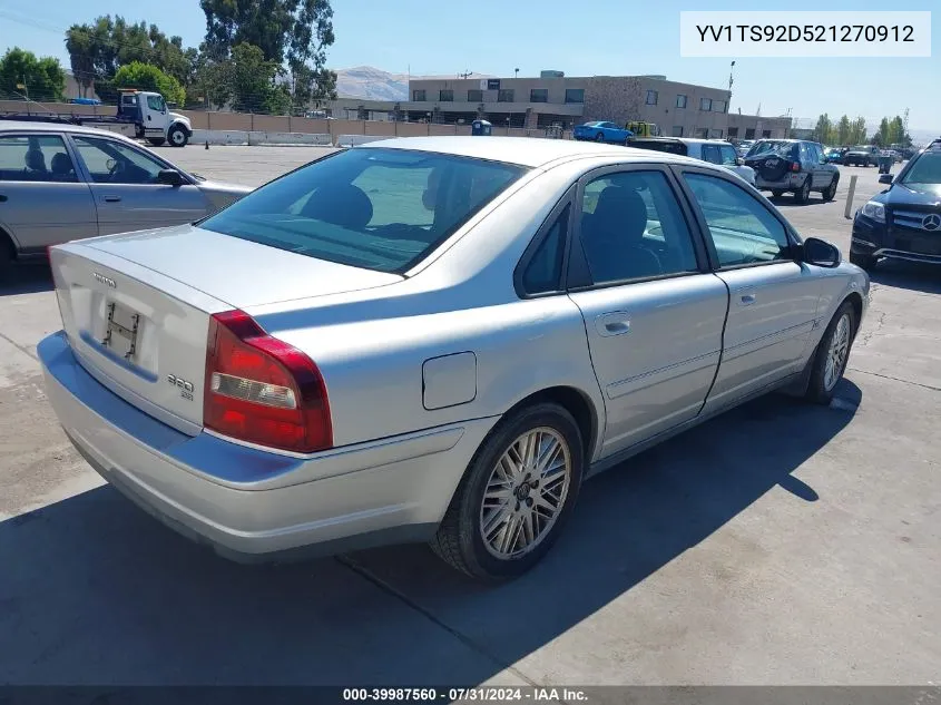 YV1TS92D521270912 2002 Volvo S80 2.9