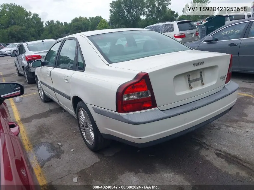 YV1TS92D421252658 2002 Volvo S80 2.9