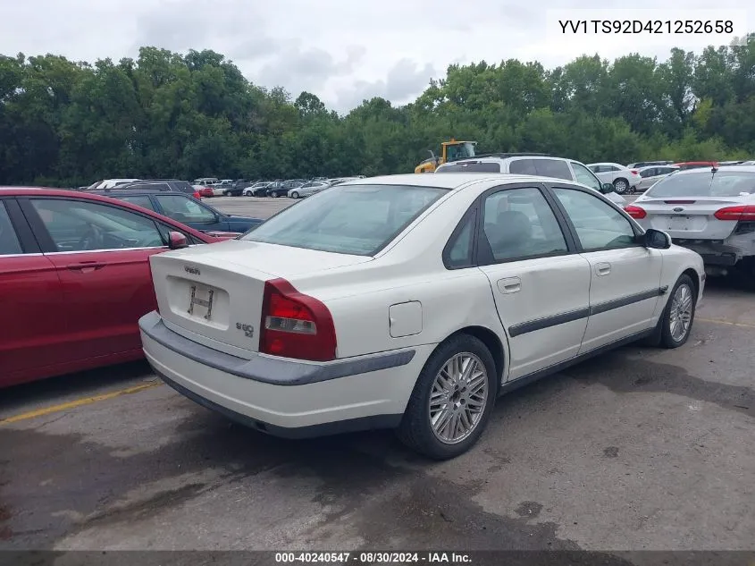 YV1TS92D421252658 2002 Volvo S80 2.9