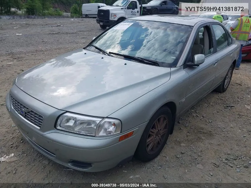 YV1TS59H941381872 2004 Volvo S80 2.5T