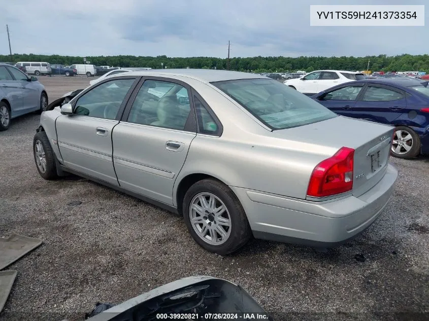 2004 Volvo S80 2.5T VIN: YV1TS59H241373354 Lot: 39920821