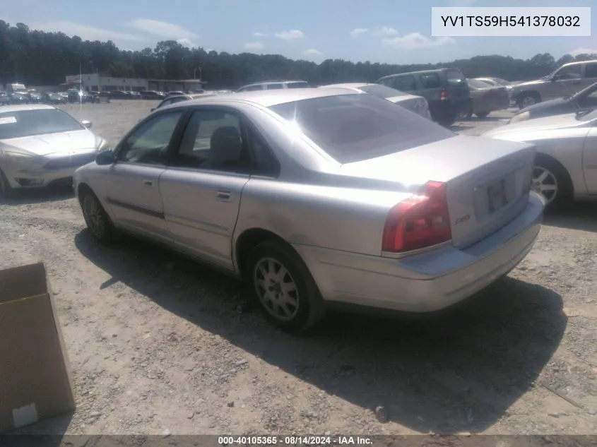 YV1TS59H541378032 2004 Volvo S80 2.5T