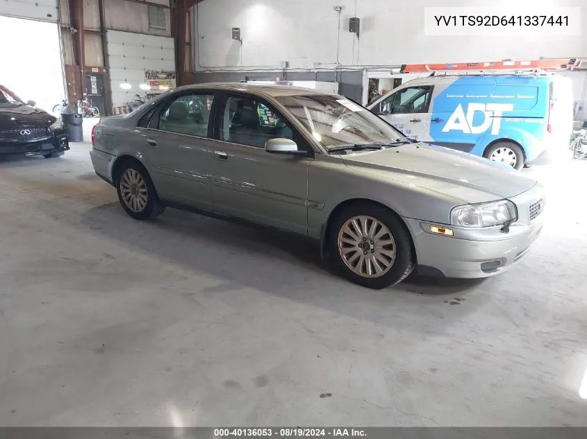 2004 Volvo S80 2.9 VIN: YV1TS92D641337441 Lot: 40136053