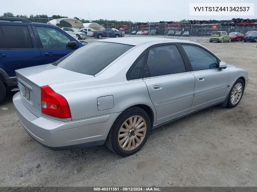 2004 Volvo S80 VIN: YV1TS1Z441342537 Lot: 40311351