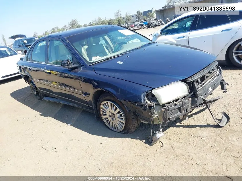 2004 Volvo S80 2.9 VIN: YV1TS92D041335698 Lot: 40666954