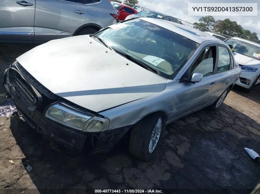 2004 Volvo S80 2.9/2.9 A (Discontinued) VIN: YV1TS92D041357300 Lot: 40773443