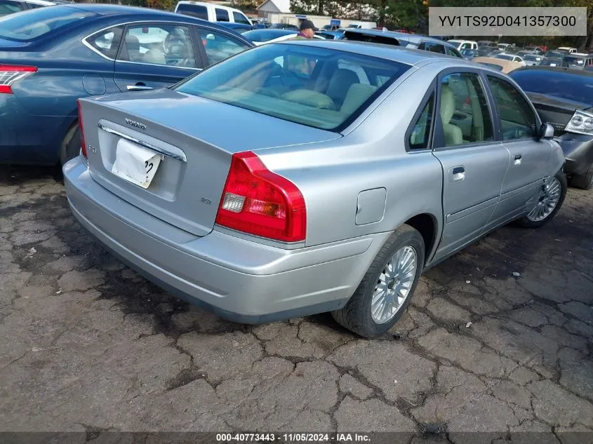 2004 Volvo S80 2.9/2.9 A (Discontinued) VIN: YV1TS92D041357300 Lot: 40773443