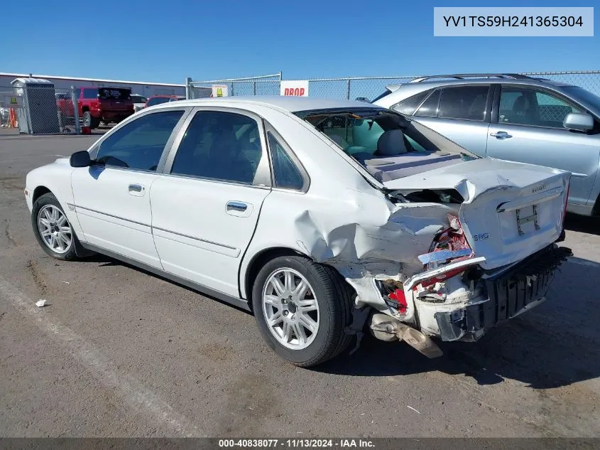 2004 Volvo S80 2.5T VIN: YV1TS59H241365304 Lot: 40838077