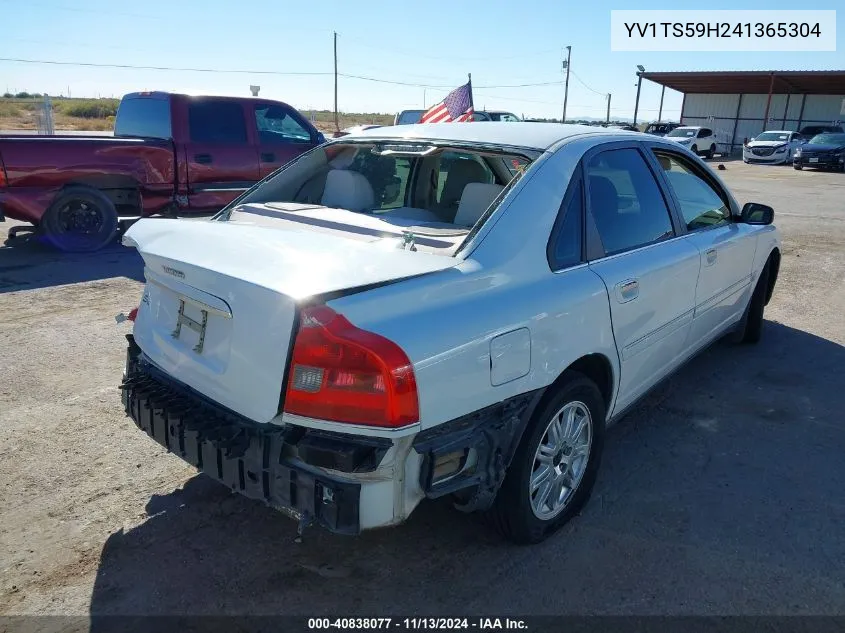 2004 Volvo S80 2.5T VIN: YV1TS59H241365304 Lot: 40838077