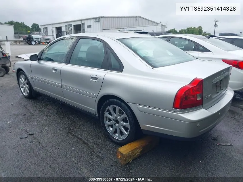 2005 Volvo S80 2.5T VIN: YV1TS592351414328 Lot: 39950557