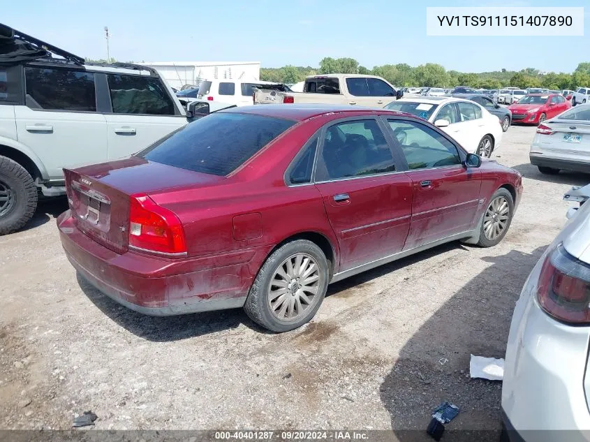 YV1TS911151407890 2005 Volvo S80 T6