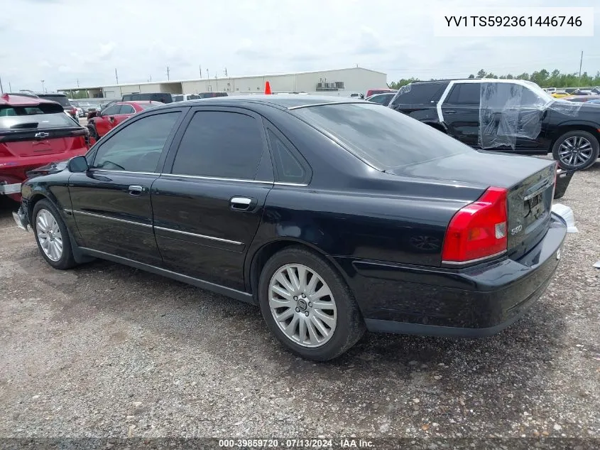 2006 Volvo S80 2.5T VIN: YV1TS592361446746 Lot: 39859720