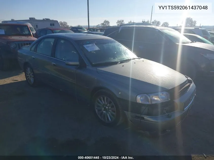 2006 Volvo S80 2.5T VIN: YV1TS592061437048 Lot: 40651445