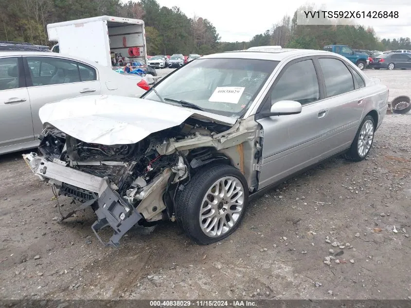 2006 Volvo S80 2.5T VIN: YV1TS592X61426848 Lot: 40838029