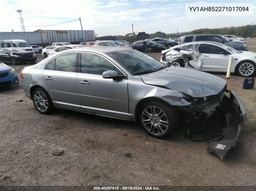 YV1AH852271017094 2007 Volvo S80 V8