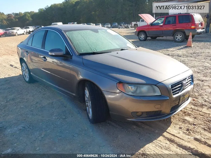 2007 Volvo S80 3.2 VIN: YV1AS982X71031327 Lot: 40649626