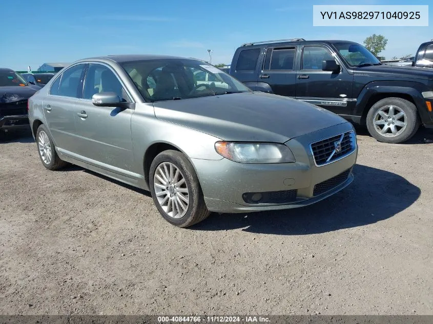 2007 Volvo S80 3.2 VIN: YV1AS982971040925 Lot: 40844766