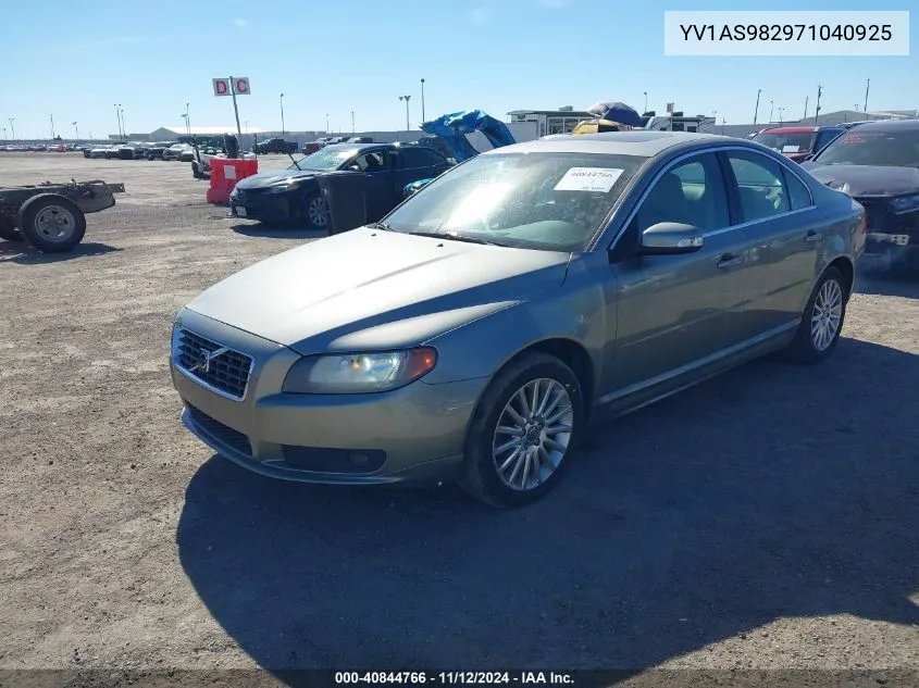 2007 Volvo S80 3.2 VIN: YV1AS982971040925 Lot: 40844766