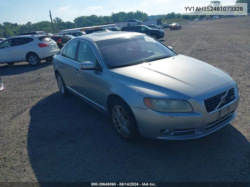 2008 Volvo S80 V8 VIN: YV1AH852481073328 Lot: 39645060