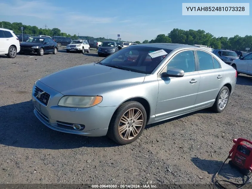 2008 Volvo S80 V8 VIN: YV1AH852481073328 Lot: 39645060