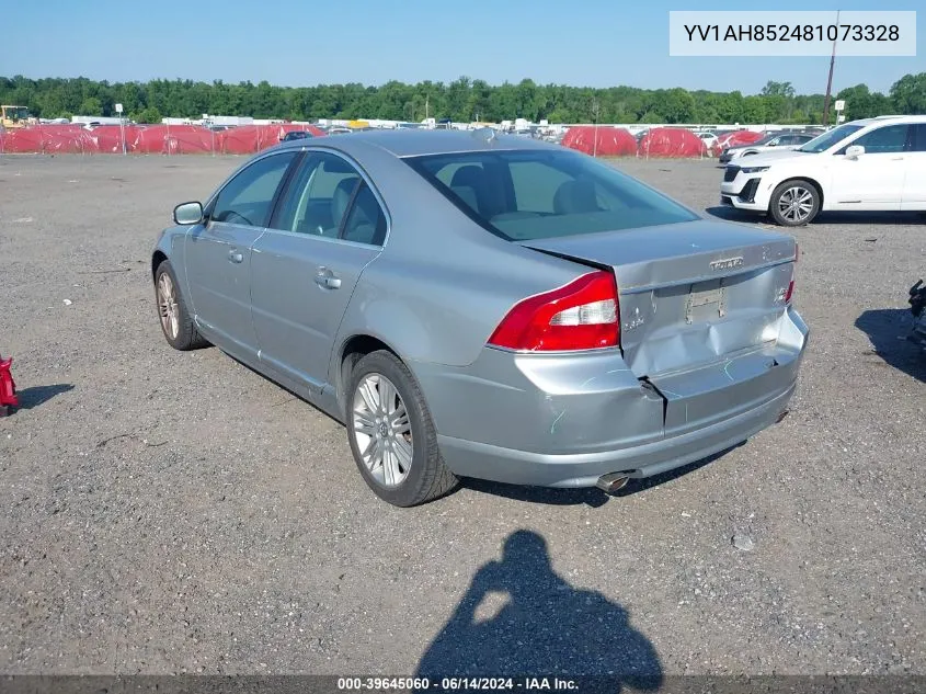 YV1AH852481073328 2008 Volvo S80 V8