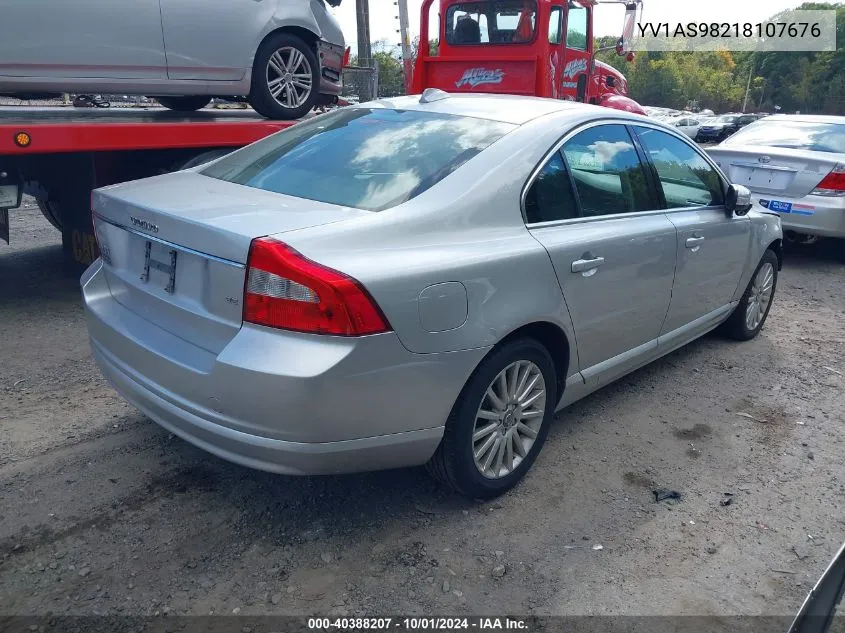 2008 Volvo S80 3.2 VIN: YV1AS98218107676 Lot: 40388207