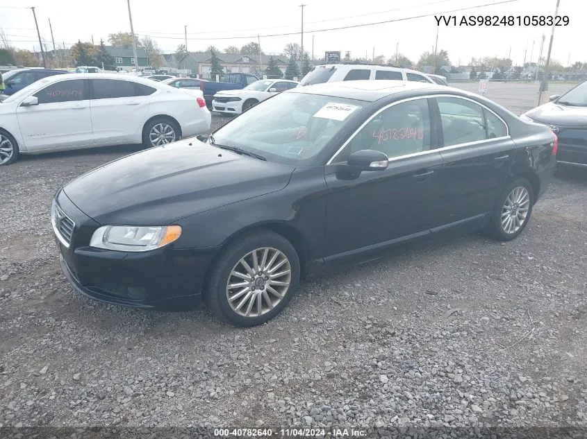 YV1AS982481058329 2008 Volvo S80 3.2