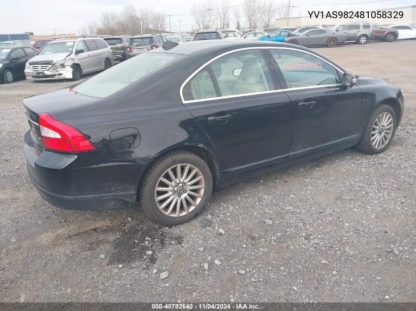 2008 Volvo S80 3.2 VIN: YV1AS982481058329 Lot: 40782640