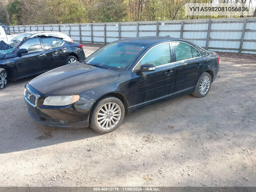 2008 Volvo S80 3.2 VIN: YV1AS982081056836 Lot: 40812778