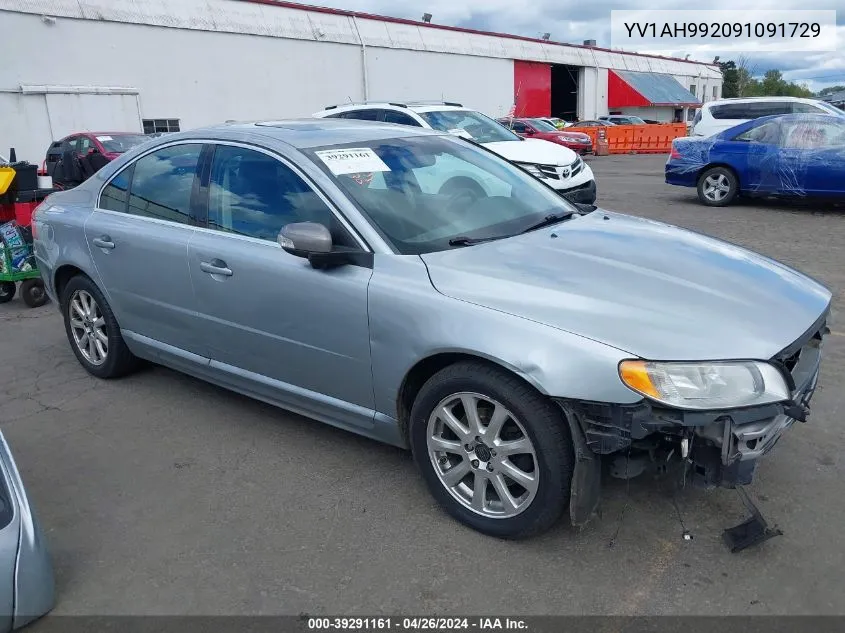 YV1AH992091091729 2009 Volvo S80 T6