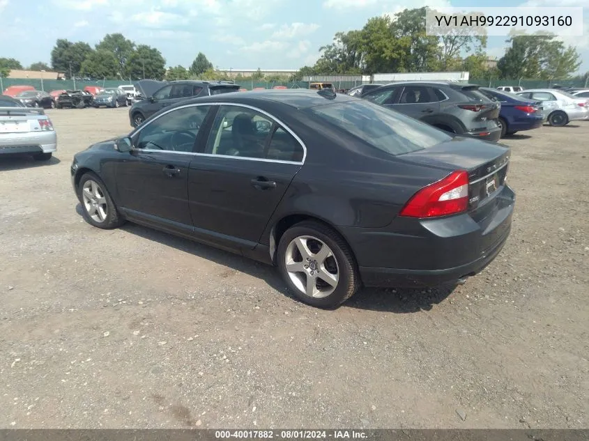 YV1AH992291093160 2009 Volvo S80 T6