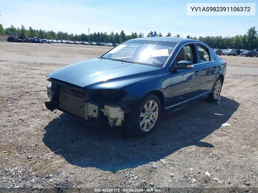 YV1AS982391106372 2009 Volvo S80 3.2