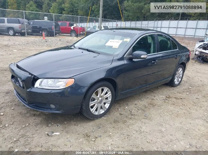 2009 Volvo S80 3.2 VIN: YV1AS982791088894 Lot: 40367261