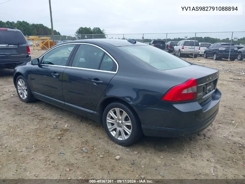 2009 Volvo S80 3.2 VIN: YV1AS982791088894 Lot: 40367261