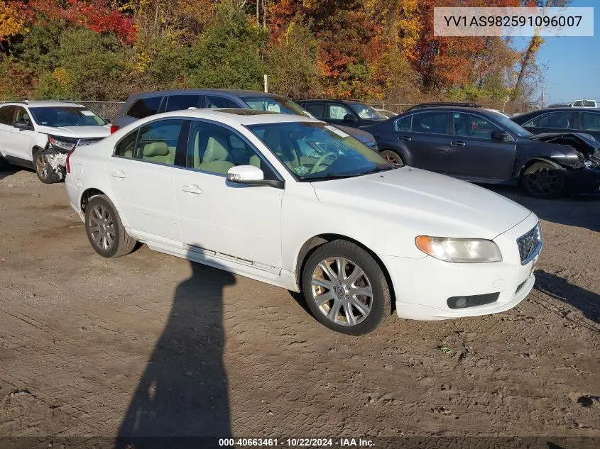 2009 Volvo S80 3.2 VIN: YV1AS982591096007 Lot: 40663461