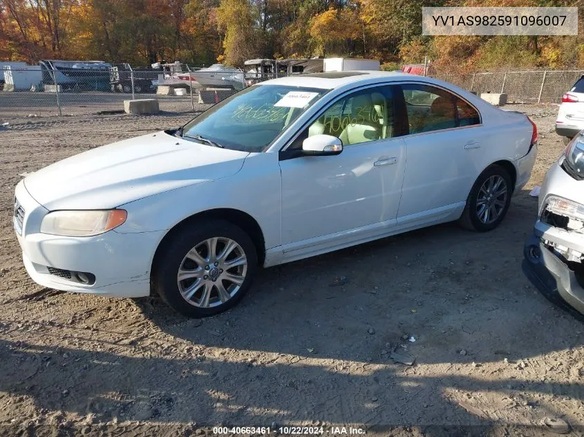 2009 Volvo S80 3.2 VIN: YV1AS982591096007 Lot: 40663461