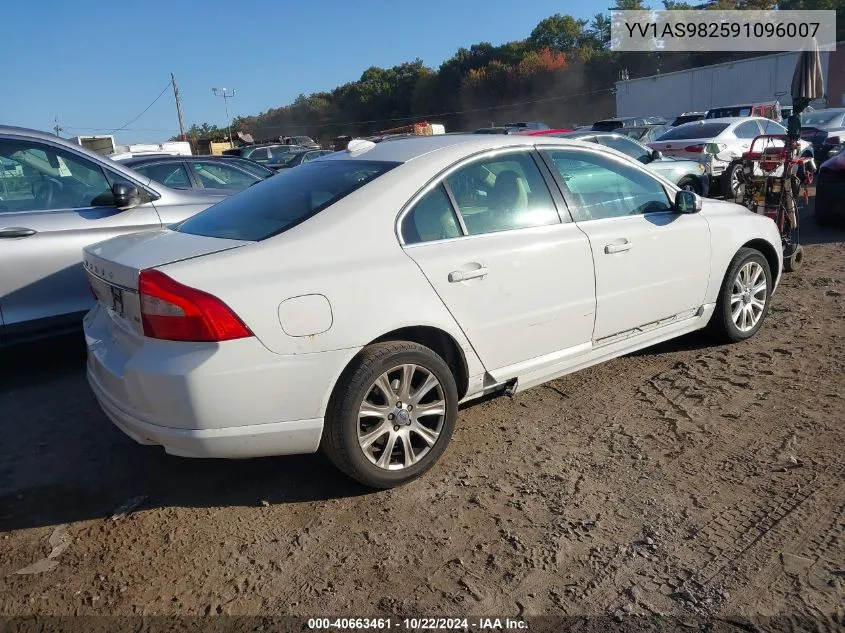 2009 Volvo S80 3.2 VIN: YV1AS982591096007 Lot: 40663461