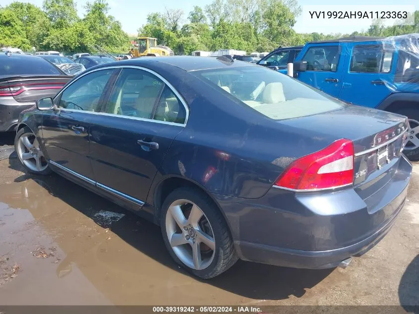 2010 Volvo S80 T6 VIN: YV1992AH9A1123363 Lot: 39319242