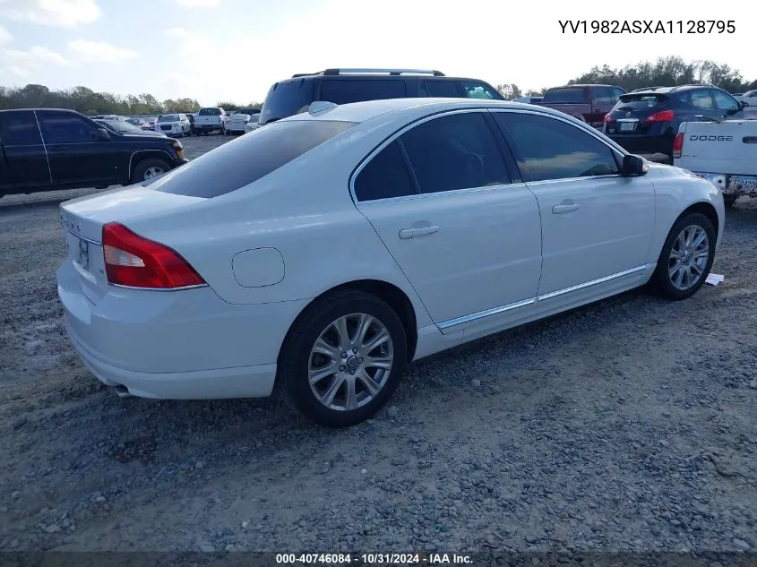 2010 Volvo S80 3.2 VIN: YV1982ASXA1128795 Lot: 40746084