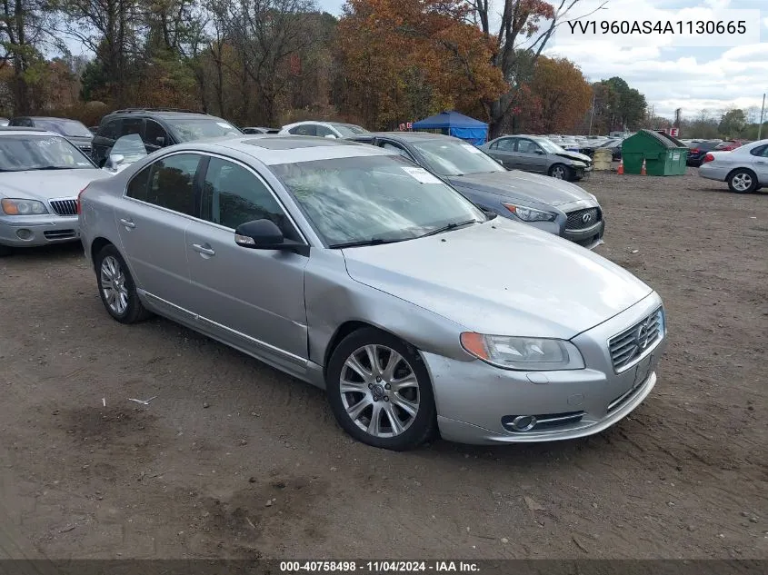 2010 Volvo S80 3.2 VIN: YV1960AS4A1130665 Lot: 40758498