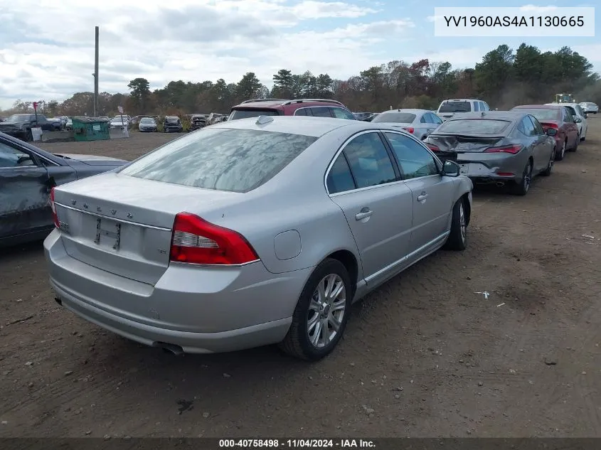 2010 Volvo S80 3.2 VIN: YV1960AS4A1130665 Lot: 40758498