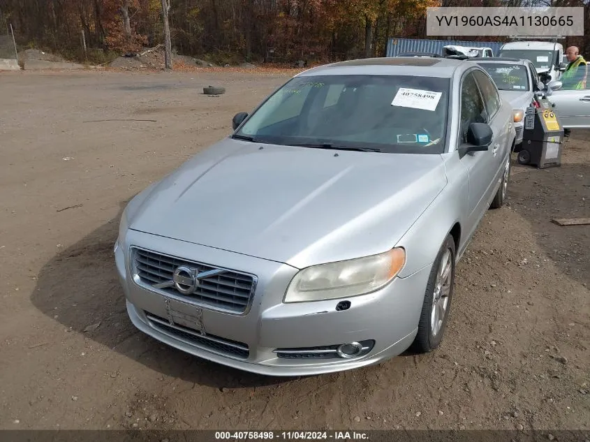 YV1960AS4A1130665 2010 Volvo S80 3.2