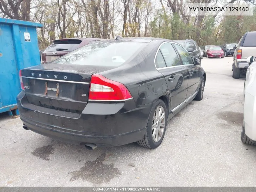 2010 Volvo S80 3.2 VIN: YV1960AS3A1129460 Lot: 40811747